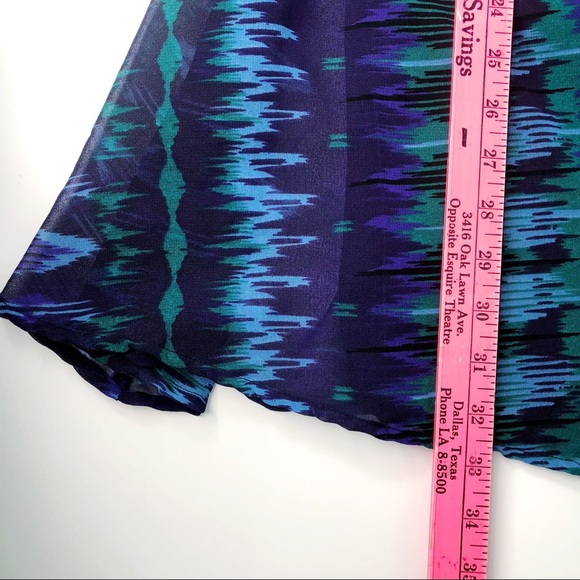 Angie One shoulder IKAT Dress Size Medium - Picture 6 of 8